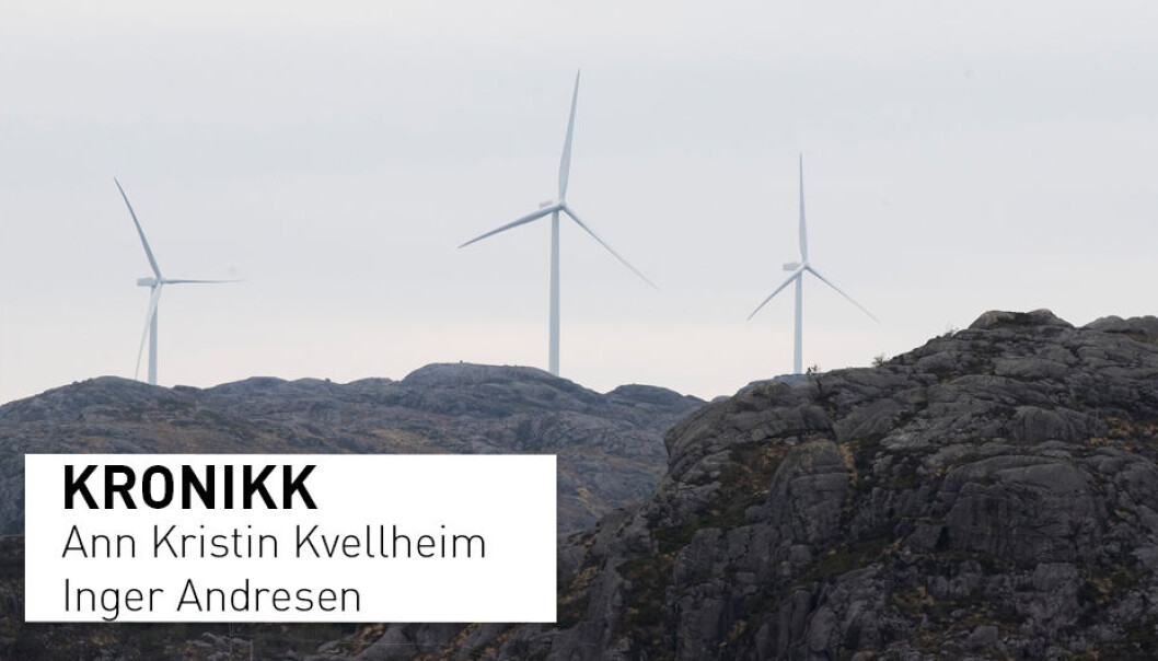 – Fokus på vindmøller – og for så vidt all annen energiproduksjon – bør være størst etter at energiforbruket er redusert med kostnadseffektive løsninger, skriver kronikkforfatterne. (Foto: Terje Pedersen / NTB scanpix) – Fokus på vindmøller – og for så vidt all annen energiproduksjon – bør være størst etter at energiforbruket er redusert med kostnadseffektive løsninger, skriver kronikkforfatterne. (Foto: Terje Pedersen / NTB scanpix)