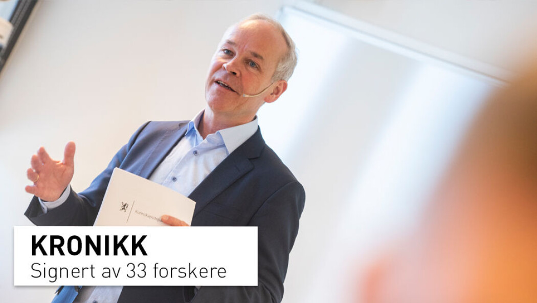 – Vi mener valget Kunnskapsdepartementet har foretatt her er samfunnsmessig og faglig problematisk, samt sender svært uheldige signaler til alle deler av skole-Norge, skriver kronikkforfatterne. (Foto: Berit Roald / NTB scanpix) – Vi mener valget Kunnskapsdepartementet har foretatt her er samfunnsmessig og faglig problematisk, samt sender svært uheldige signaler til alle deler av skole-Norge, skriver kronikkforfatterne. (Foto: Berit Roald / NTB scanpix)