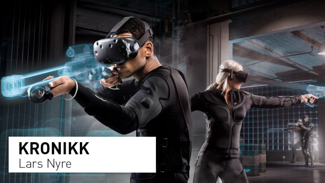 – VR-dressen kan simulera både dei verste og dei beste sanseopplevingane frå verkelegheita. Dette gjer den minst like transgressiv som både dronar og ansiktsgjenkjenning i mediesamfunnet, og den er potensielt mykje farlegare for menneskekroppen, skriv kronikkforfattaren. (Foto/illustrasjon: Teslasuit) – VR-dressen kan simulera både dei verste og dei beste sanseopplevingane frå verkelegheita. Dette gjer den minst like transgressiv som både dronar og ansiktsgjenkjenning i mediesamfunnet, og den er potensielt mykje farlegare for menneskekroppen, skriv kronikkforfattaren. (Foto/illustrasjon: Teslasuit)