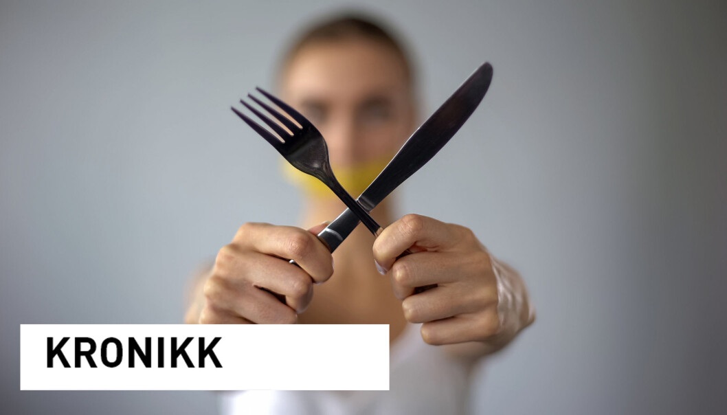 Selv om trening er viktig, så viser forskning at det vi spiser har størst betydning for vekten. Men det kan være vanskelig å kontrollere eget matinntak, skriver kronikkforfatteren. Selv om trening er viktig, så viser forskning at det vi spiser har størst betydning for vekten. Men det kan være vanskelig å kontrollere eget matinntak, skriver kronikkforfatteren.