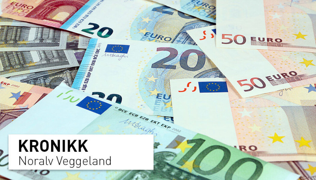 Milliarder av euro settes inn som krisepakker i EU.
Advarslene har ikke latt vente på seg: For hvor skal disse pengene komme fra, særlig for de fattige landene i sør? skriver Noralv Veggeland. Milliarder av euro settes inn som krisepakker i EU.
Advarslene har ikke latt vente på seg: For hvor skal disse pengene komme fra, særlig for de fattige landene i sør? skriver Noralv Veggeland.