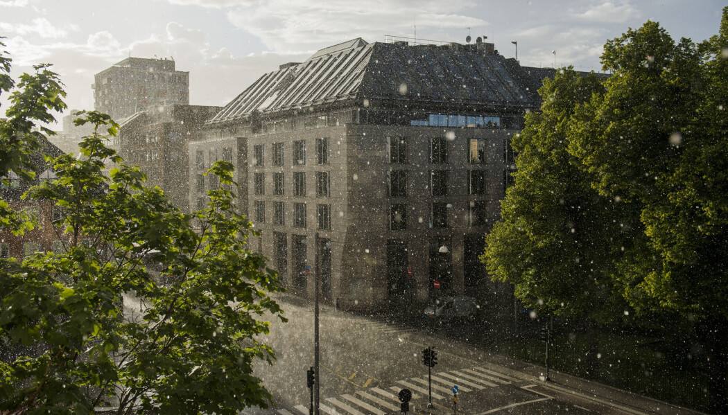 Stålet i bygningene tåler en saltholdig atmosfære dårlig. I Oslo kan det være realiteten, siden byen ligger nært sjøen og på grunn av veisaltingen om vinteren, forklarer Terje Grøntoft. Stålet i bygningene tåler en saltholdig atmosfære dårlig. I Oslo kan det være realiteten, siden byen ligger nært sjøen og på grunn av veisaltingen om vinteren, forklarer Terje Grøntoft.