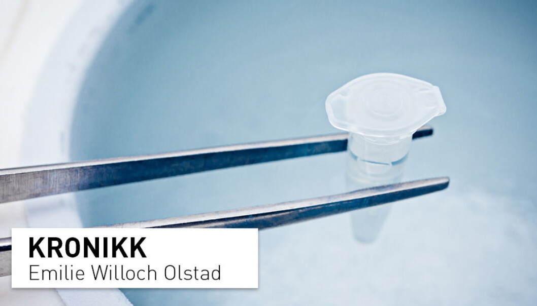 En kan spørre seg om det er etisk forsvarlig å ikke tillate genredigering av befruktede egg når forskningen potensielt kan forbedre og redde mange liv, skriver Emilie Willoch Olstad. En kan spørre seg om det er etisk forsvarlig å ikke tillate genredigering av befruktede egg når forskningen potensielt kan forbedre og redde mange liv, skriver Emilie Willoch Olstad.