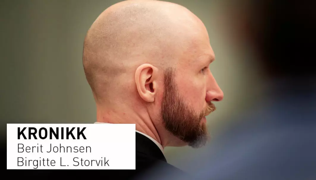 – Endringer i loven om forvaring kan bidra til at Anders Behring Breivik holdes i fengsel. Men vil vi lage en lov hvor vi kan være helt sikre på at han aldri slipper ut? Hva vil da skje med andre som er dømt til forvaring, for eksempel de som var barn da de ble dømt? spør kronikkforfatterne.