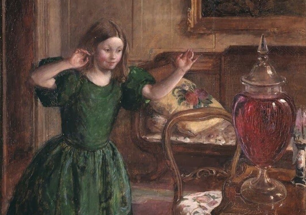I fortellingen The Purple Jar fra 1796, får hovedpersonen Rosamund velge mellom nye sko, som hun trenger, eller en krukke hun ikke trenger. – Rosamund velger selvsagt det siste og får en rekke lærepenger med på kjøpet, skriver Janicke S. Kaasa. I fortellingen The Purple Jar fra 1796, får hovedpersonen Rosamund velge mellom nye sko, som hun trenger, eller en krukke hun ikke trenger. – Rosamund velger selvsagt det siste og får en rekke lærepenger med på kjøpet, skriver Janicke S. Kaasa.