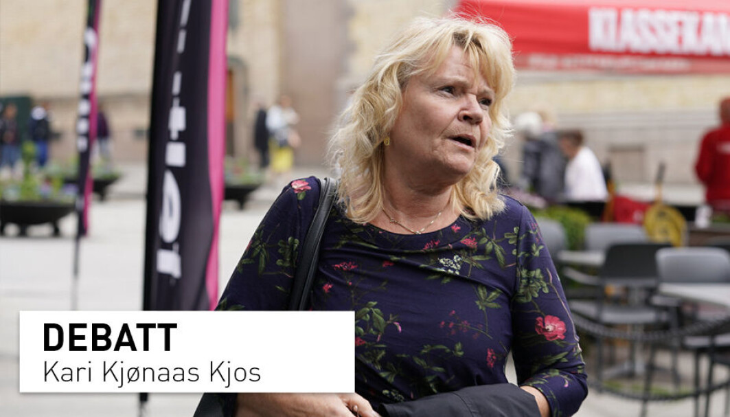 Når uføretrygden er gitt, blir du rett og slett ikke prioritert av systemet, skriver stortingsrepresentant Kari Kjønaas Kjos om personer med lett utviklingshemming som ønsker å jobbe. Når uføretrygden er gitt, blir du rett og slett ikke prioritert av systemet, skriver stortingsrepresentant Kari Kjønaas Kjos om personer med lett utviklingshemming som ønsker å jobbe.