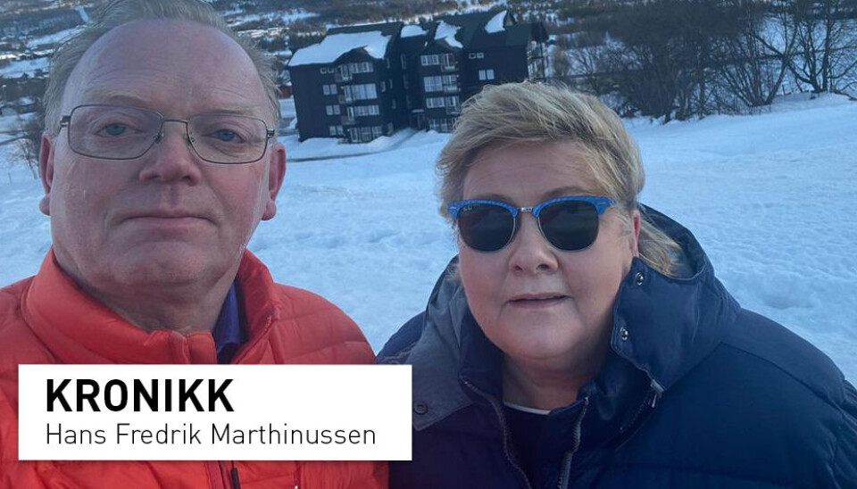 Mitt stalltips er at politiet henlegger saken mot statsminister Solberg, og at det blir hennes ektemann som tar støyten for smittevernbruddene. Da må også saken mot Ap-nestleder Skjæran henlegges, og andre som er bøtelagt for tilsvarende lovbrudd få foreleggene sine opphevet, skriver jussprofessor Hans Fredrik Marthinussen.