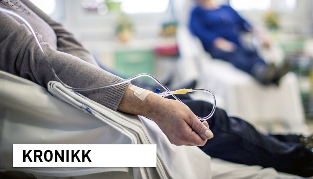 Kartleggingen av pasienter som får immunterapi kan være interessant for internasjonale legemiddelselskaper. Det kan i så fall kan komme norske pasienter til gode, i form av ekstra tidlig tilgang til lovende, nye kreftmedikamenter, skriver kronikkforfatterne. Kartleggingen av pasienter som får immunterapi kan være interessant for internasjonale legemiddelselskaper. Det kan i så fall kan komme norske pasienter til gode, i form av ekstra tidlig tilgang til lovende, nye kreftmedikamenter, skriver kronikkforfatterne.