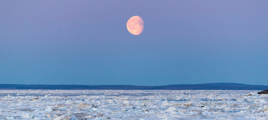 Overraskende funn: Månen bidrar til utslipp av metangass i havet