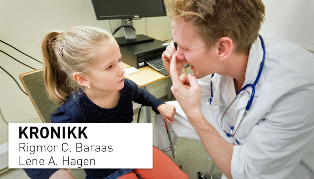 Utrolig nok lever barn med unødvendig tap av syn, ikke bare i utviklingsland, men også i Norge. Dårlig syn kan være vanskelig for barn å beskrive og blir ofte oppdaget sent. Kanskje barnet gir uttrykk for at skolearbeid og lesing er kjedelig? Utrolig nok lever barn med unødvendig tap av syn, ikke bare i utviklingsland, men også i Norge. Dårlig syn kan være vanskelig for barn å beskrive og blir ofte oppdaget sent. Kanskje barnet gir uttrykk for at skolearbeid og lesing er kjedelig?