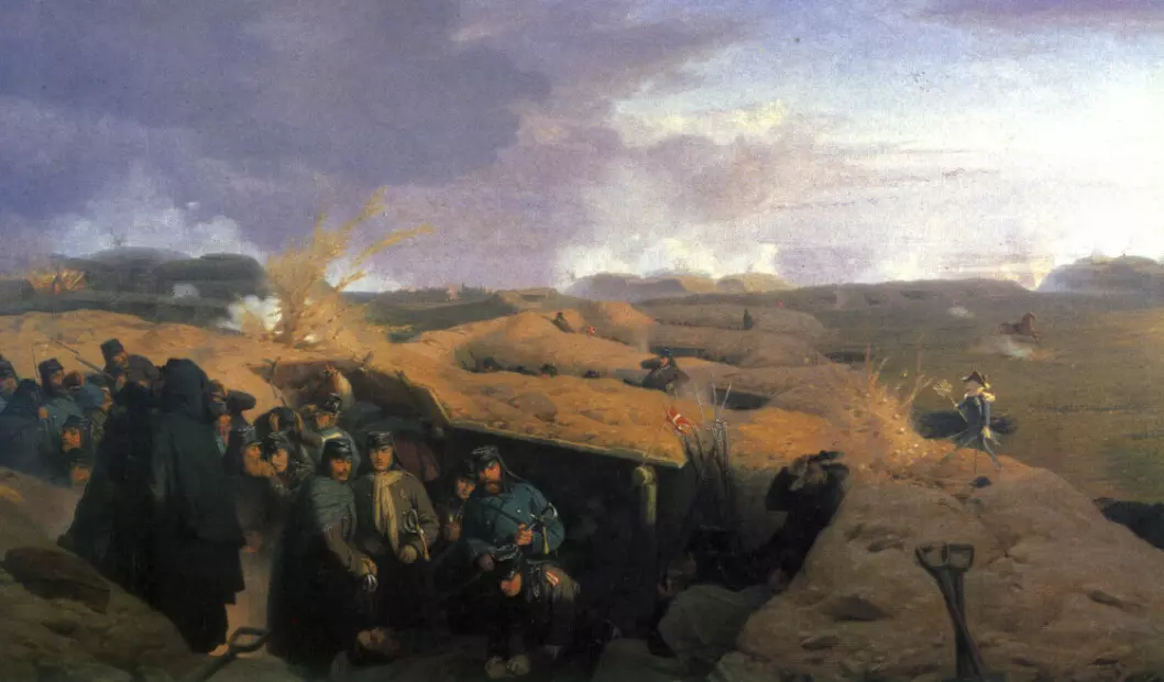 Kampene ved Dybbøl, 1864.
