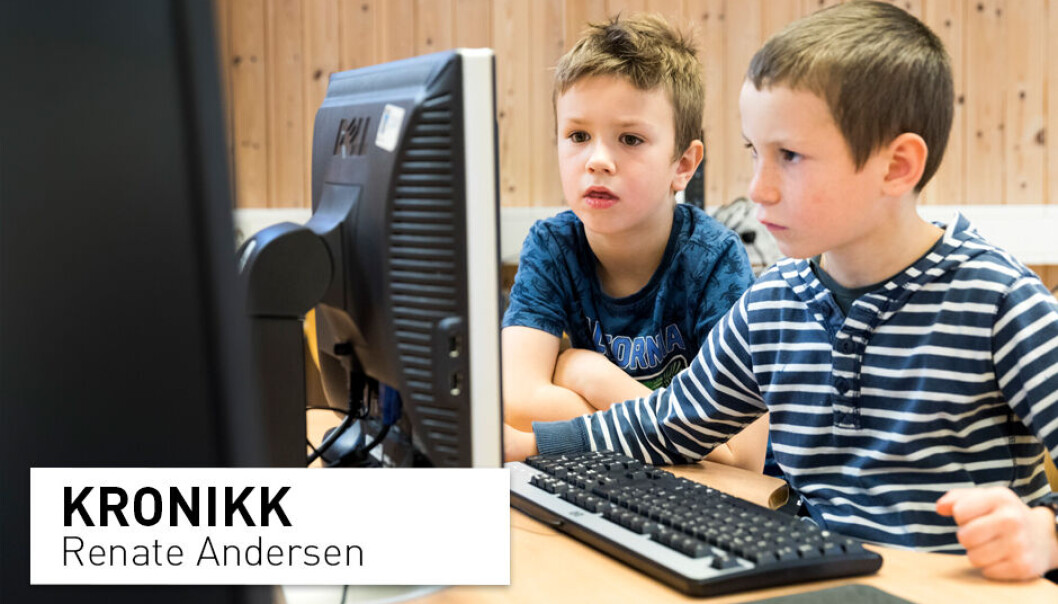 Det har blitt mye diskusjon i sosiale medier om forrige kronikk om evnerike barn. Noen av holdningene blant lærere sjokkerer, skriver Renate Andersen. Det har blitt mye diskusjon i sosiale medier om forrige kronikk om evnerike barn. Noen av holdningene blant lærere sjokkerer, skriver Renate Andersen.