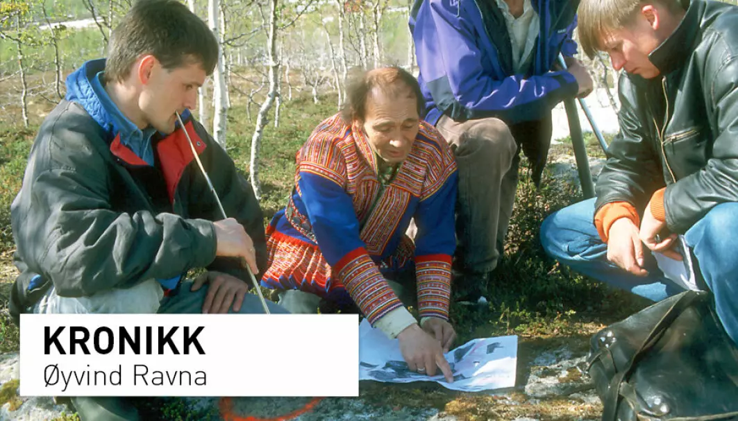 Rettsforhandlinger ved markbefaring, Finnmark jordskifterett 1999.
