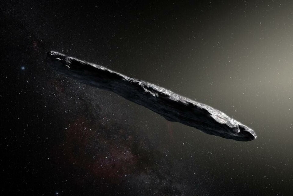 Stein, is, romskip eller støvdott? Det er mange teorier om ‘Oumuamua.