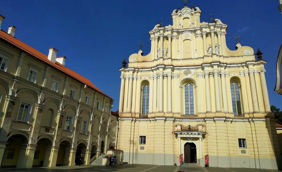 St. Johannes-kirken i Vilnius.