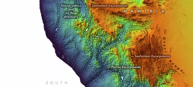 Norske fjorder satte forskere på ideen om hvordan et ørkenlandskap i Namibia ble til