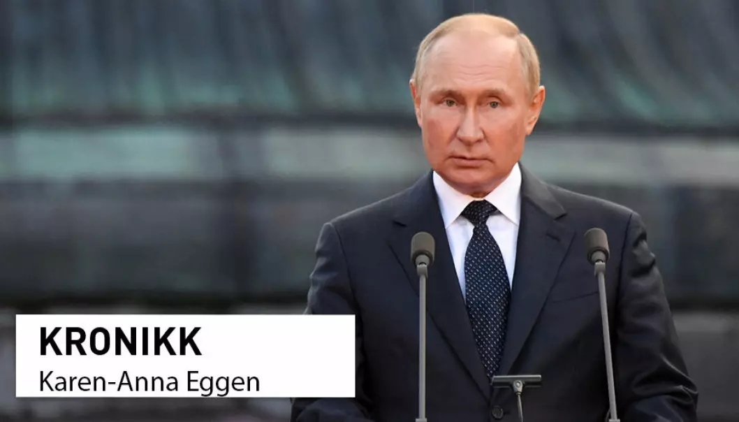 Putin er avventende med å erklære krig, men det ligger åpent som en mulighet skulle ting bli enda verre for Russland, skriver forsker Karen-Anna Eggen.