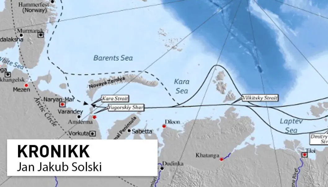 Seiling gjennom den nordlige sjøruten kan bli forbudt uten tillatelse, som følge av et russisk lovforslag til vurdering i dumaen. Et slikt forbud kommer potensielt stikk i strid med FNs havrettskonvensjons bestemmelser om retten til uskyldig gjennomfart. Seiling gjennom den nordlige sjøruten kan bli forbudt uten tillatelse, som følge av et russisk lovforslag til vurdering i dumaen. Et slikt forbud kommer potensielt stikk i strid med FNs havrettskonvensjons bestemmelser om retten til uskyldig gjennomfart.