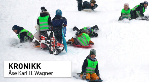 Elevene trenger ikke mer frilek, men skolen har mye å lære av barnehagen Elevene trenger ikke mer frilek, men skolen har mye å lære av barnehagen