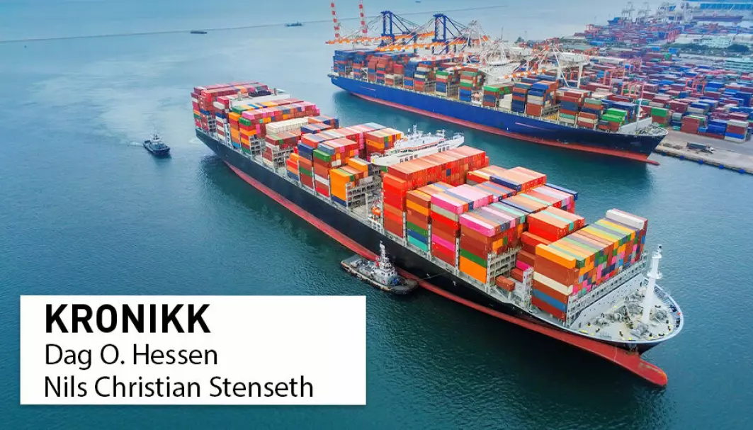 I følge SSB økte vareimporten fra Kina med 20 prosent fra 2020 til 2021, og 44 prosent fra 2019 til 2021, skriver professor Dag O. Hessen og professor Nils Christian Stenseth.