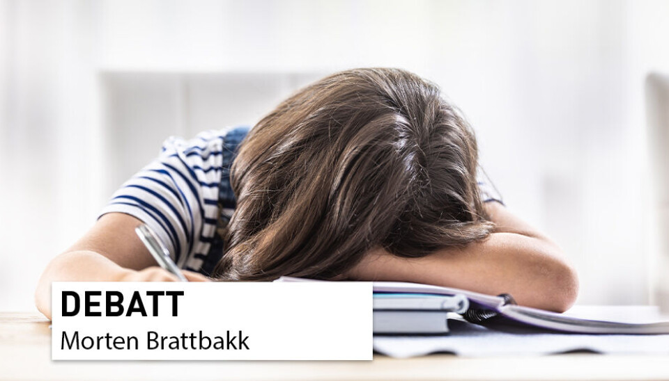 Så og si alt fra pedagogmiljøene de siste tiårene har altså gått ut på å øke vanskelighetsgraden på fagstoff og arbeidsmåter, slik at de svake elevene har falt fra, skriver lektor Morten Brattbakk.