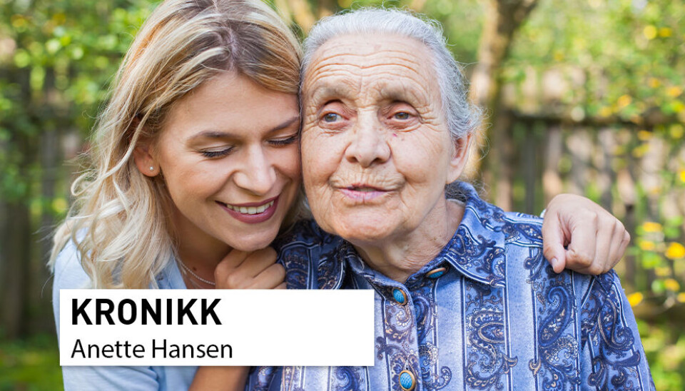 Ingen skal behøve å stå alene når verden raser sammen. Det være seg tidlig i demensforløpet når diagnose settes eller i enden av løpet, når livet ebber ut, skriver kronikkforfatteren.