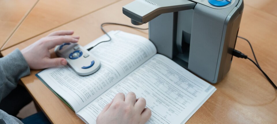 Mye positivt for digitale synshemmede, men manglende universell utforming roter det til