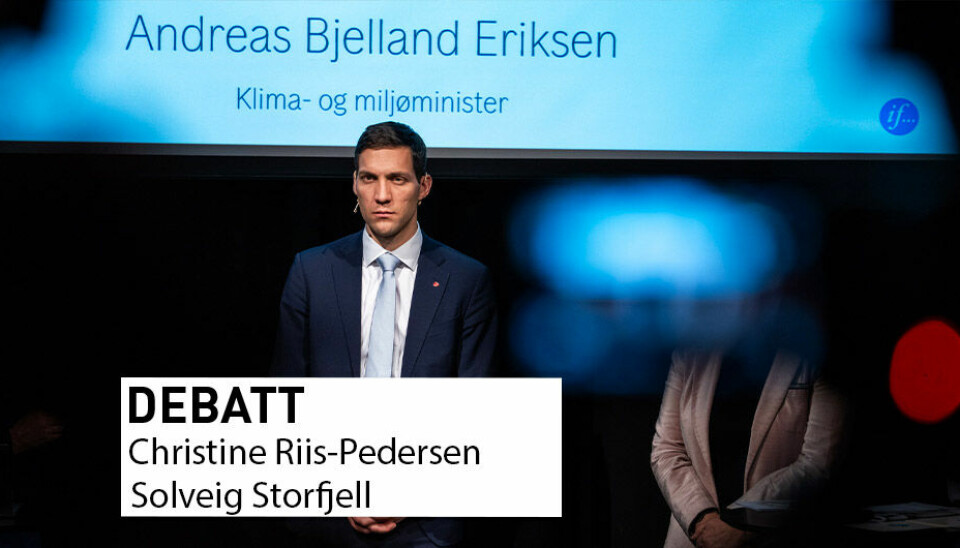 Andreas Bjelland Eriksen, du må kjempe for «føre var» -prinsippet, skriver innleggsforfatterne. De er bekymret for at utvinning av mineraler på havbunnen vil gå på bekostning av naturen i havet.