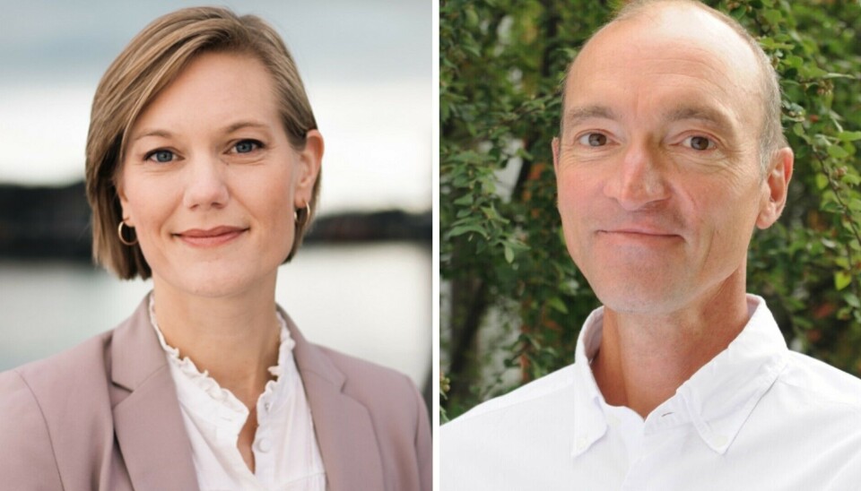 Svarer Sigrid Bratlie: Bjørn Hofmann (t.h) mener Sigrid Bratlie er for optimistisk i sitt syn på teknologi som løsning på flere av samfunnets utfordringer.