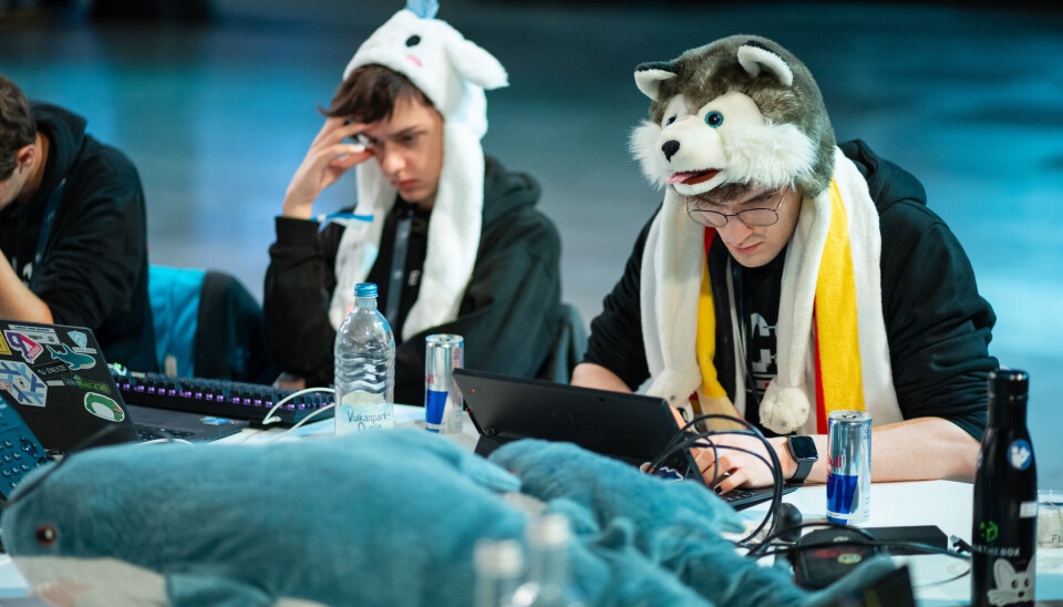 Deltakere fra årets 'EM i hacking' som fant sted i Torino i Italia 8.-11. oktober.