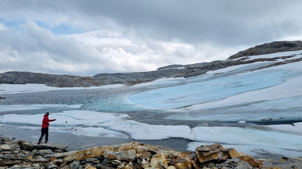 Breifonn på grensen mellom Vestland og Rogaland er en av breene som er i ferd med å smelte bort.
