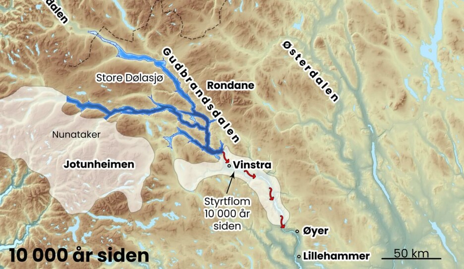Unike landformer lagt i grus