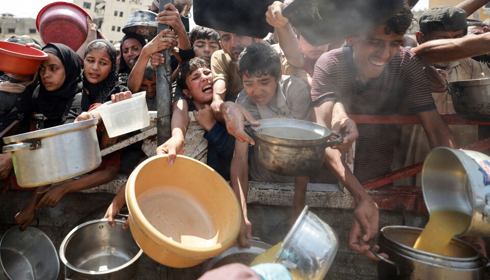 132.000 barn under 5 år er antatt å være akutt underernært på Gaza, og en halv million mennesker i Gaza by er i hungersnød, skriver kronikkforfatterne.